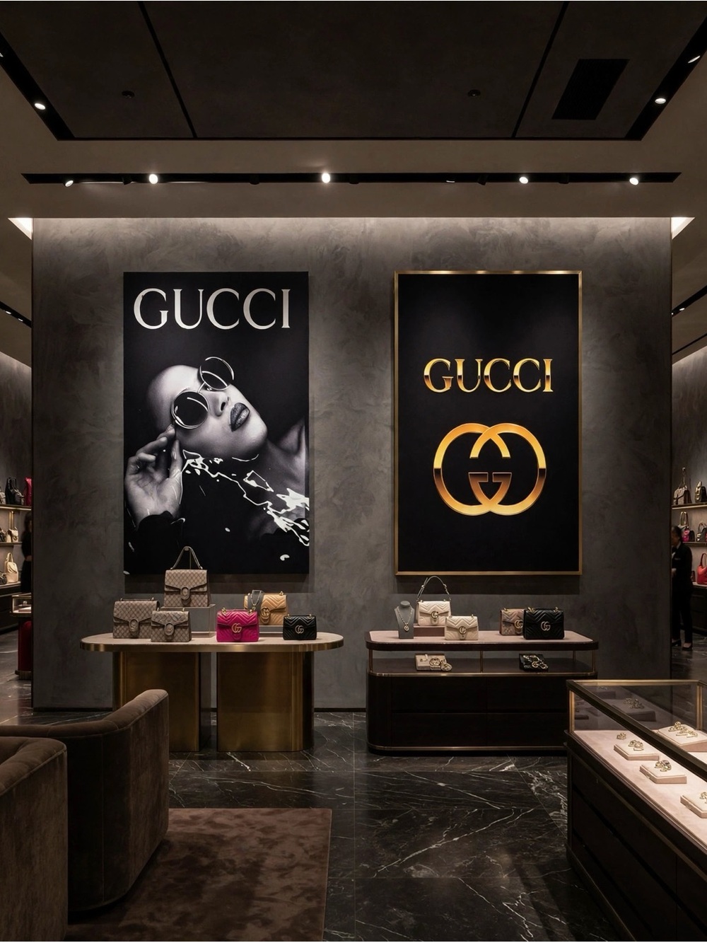 Pick 3 | Gucci + Dior Fashion Couture Gallery Wall Art | Black Gold Decor Prints
